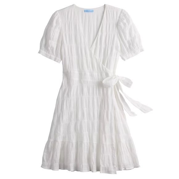 Draper James Women's DRAPER JAMES RSVP™ Puff Sleeve Wrap Dress size medium - Picture 1 of 7